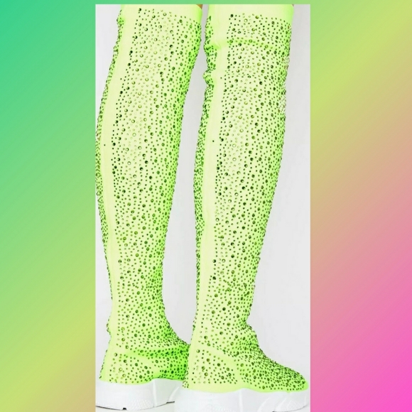 RHINESTONE SNEAKERS - Picture 2 of 10